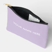 Personalized Name Stylish Modern Elegant Minimal Zubehörtasche (Offen)
