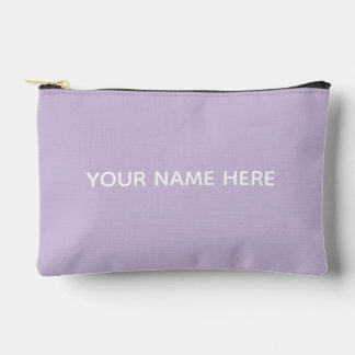 Personalized Name Stylish Modern Elegant Minimal Zubehörtasche