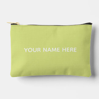 Personalized Name Stylish Modern Elegant Minimal Zubehörtasche