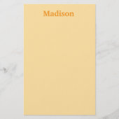PERSONALIZED NAME STYLISH MODERN OFFICE SCHOOL  BRIEFPAPIER (Vorderseite)