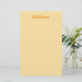 PERSONALIZED NAME STYLISH MODERN OFFICE SCHOOL  BRIEFPAPIER (Stehend Vorderseite)