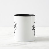 Personalized Name “Survival Brew” Funny Coffee Tasse (Zentrum)