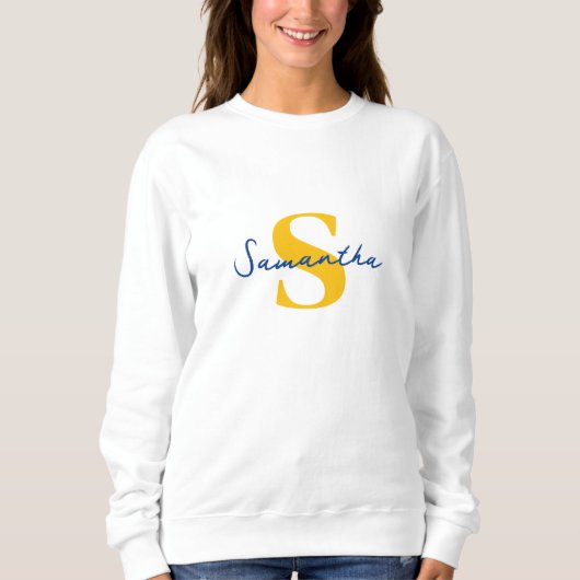Personalized name Sweatshirt (Vorderseite)