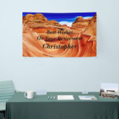 Personalized Name, Text The Wave Retirement Banner (Messeveranstaltung)