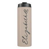 Personalized Name Thermal Tumbler Gift for Wife Thermosbecher (Vorderseite)