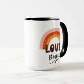 Personalized name Valentine's day  Tasse (VorderseiteRechts)