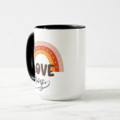 Personalized name Valentine's day Tasse (Vorderseite Links)
