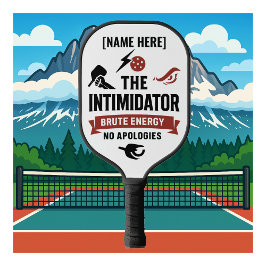 Personalized NamePickleball Paddle The Intimidator