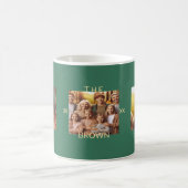 Personalized Namesake Family Photo and Year Design Kaffeetasse (Mittel)