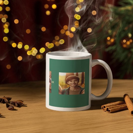 Personalized Namesake Family Photo and Year Design Kaffeetasse