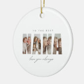 Personalized NANA Photo Christmas Custom Keramik Ornament (Links)