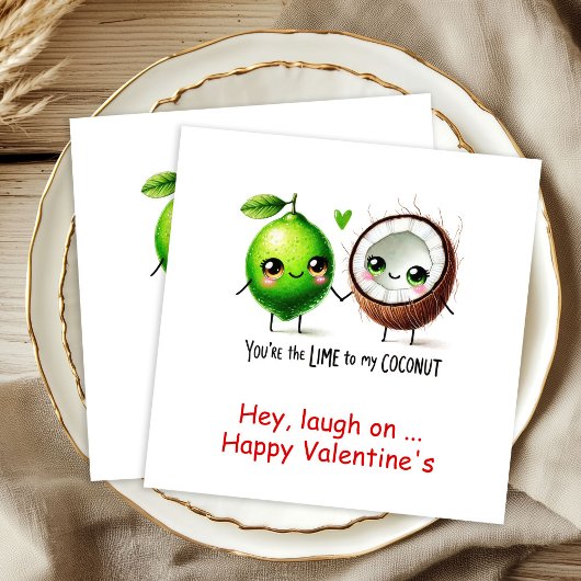 Personalized Napkins Cute Food Love Quotes Serviette