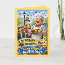 Personalized National Muffin Day Greeting Card Karte