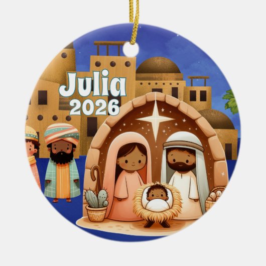 Personalized Nativity Ornament (Vorne)