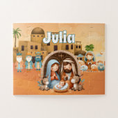 Personalized Nativity  Puzzle (Horizontal)
