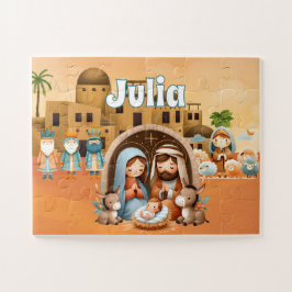 Personalized Nativity  Puzzle