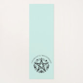 Personalized Nature Floral  Yogamatte (Rückseite)