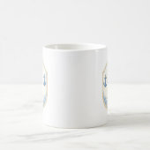 Personalized Nautical Honeymoon Crest Kaffeetasse (Mittel)
