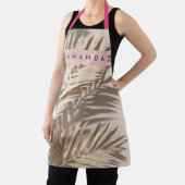 Personalized Neutral Palm Shadows Tropical Schürze (InSitu)