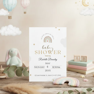 Personalized New Baby Shower Card Einladung