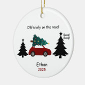 Personalized New Driver Ornament, Custom Licensed Keramik Ornament (Links)