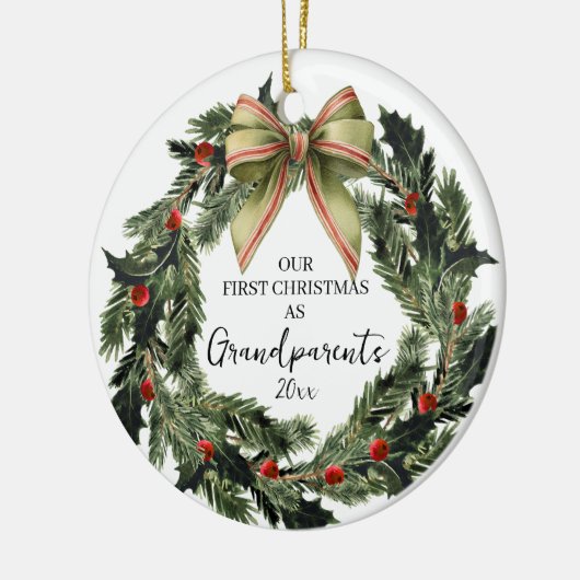 Personalized New Grandparents Ornament (Links)