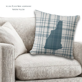 Personalized New Hampshire Granite State Home Deco Kissen
