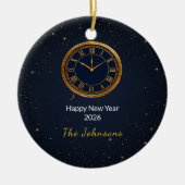 Personalized New Year 2026 Countdown Ornament (Vorne)