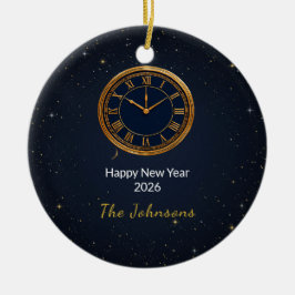 Personalized New Year 2026 Countdown Ornament