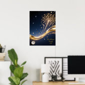 Personalized New Year 2026 Wall Art Poster (Heimbüro)