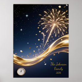 Personalized New Year 2026 Wall Art Poster
