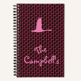 Personalized "Newberg" Pattern Spiral Notebook Notizblock