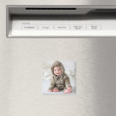 Personalized Newborn Baby Keepsake Photo Magnet (In Situ (Geschirrspüler))