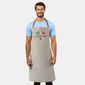 Personalized Nonna Kitchen Apron, Italian Flag Schürze (Getragen)