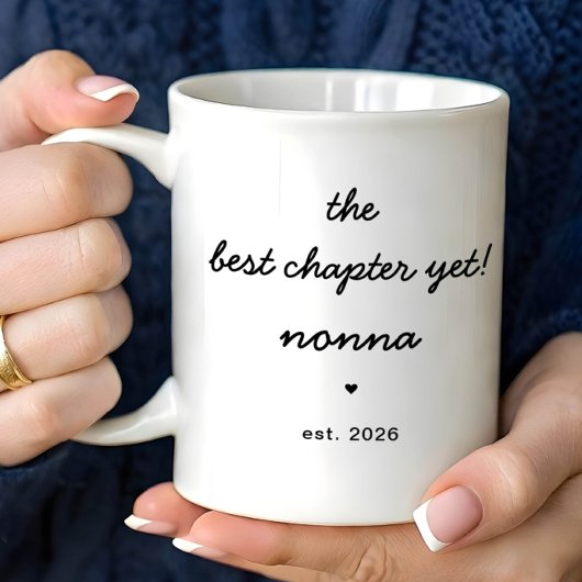 Personalized Nonna Mug Best Chapter Yet Kaffeetasse