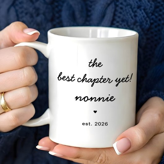 Personalized Nonnie Mug Best Chapter Yet Kaffeetasse