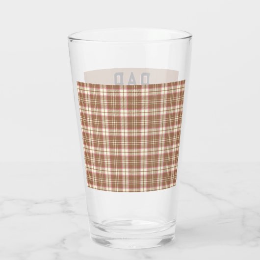 Personalized North Pole Brewing Holiday Ale Glas (Rückseite)