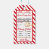 Personalized North Pole Special Delivery Santa Geschenkanhänger (Vorderseite)