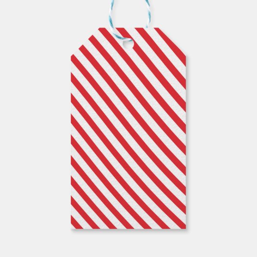 Personalized North Pole Special Delivery Santa Geschenkanhänger (Rückseite)