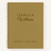 Personalized notebook Gold Professional Success Notizblock (Vorderseite)