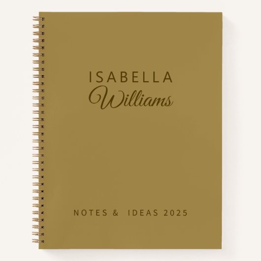 Personalized notebook Gold Professional Success Notizblock (Vorderseite)