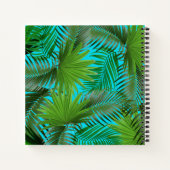 Personalized Notebook Sketch Pad Palm Fronds Notizblock (Rückseite)