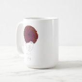 Personalized November Birth Flower Portrait Kaffeetasse (Vorderseite Links)
