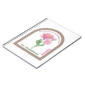 Personalized November Birth Month Flower Notebook Notizblock (Linke Seite)