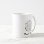 Personalized Nurse Gift Emblem Mug Kaffeetasse (VorderseiteRechts)