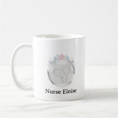 Personalized Nurse Gift Emblem Mug Kaffeetasse (Links)