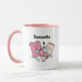 Personalized Nurse Gift Mug Custom Name Tasse (Links)