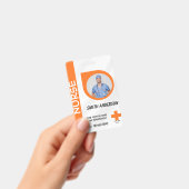 Personalized Nurse ID Badge for Hospital Staff Ausweis (Handheld)