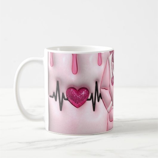 Personalized Nurse in Progress Classic 11oz Mug Kaffeetasse (Links)