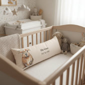 Personalized Nursery Pillow • Capybara Baby Decor Seitenschläferkissen